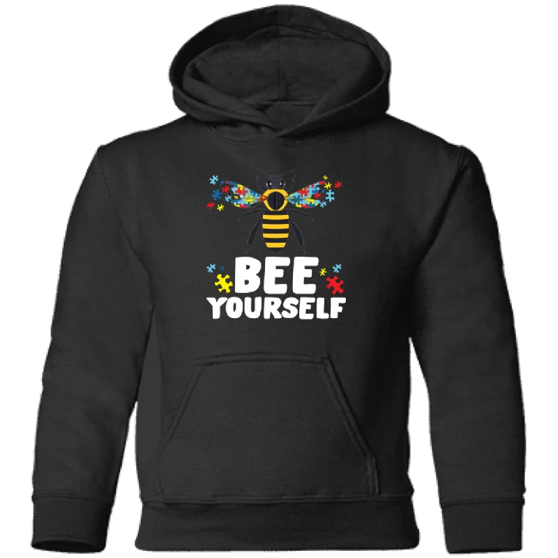 Bee Friend Cute Bee Autism Gifts Pullover Hoodie Hoodie with Slim Fit Tailored Modern