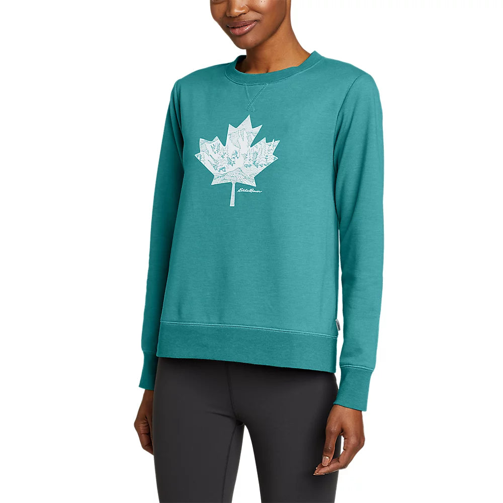 Women's Canada Maple Leaf Sweatshirt Hoodie with Magnetic Closure Innovative Modern