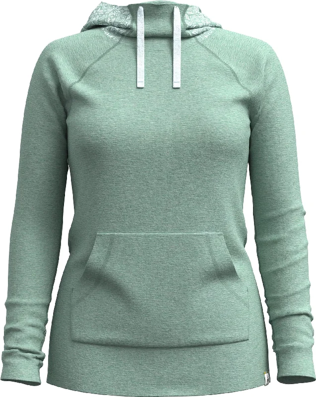 Merino 250 Drape Neck Hoodie - Women's|-|Chandail à capuchon Merino 250 Drape Neck - Femme Hoodie with Hem Raw Edge Edgy Unfinished