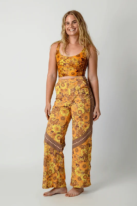 Ultimate Trouser in Flower Power Trousers Capri Summer