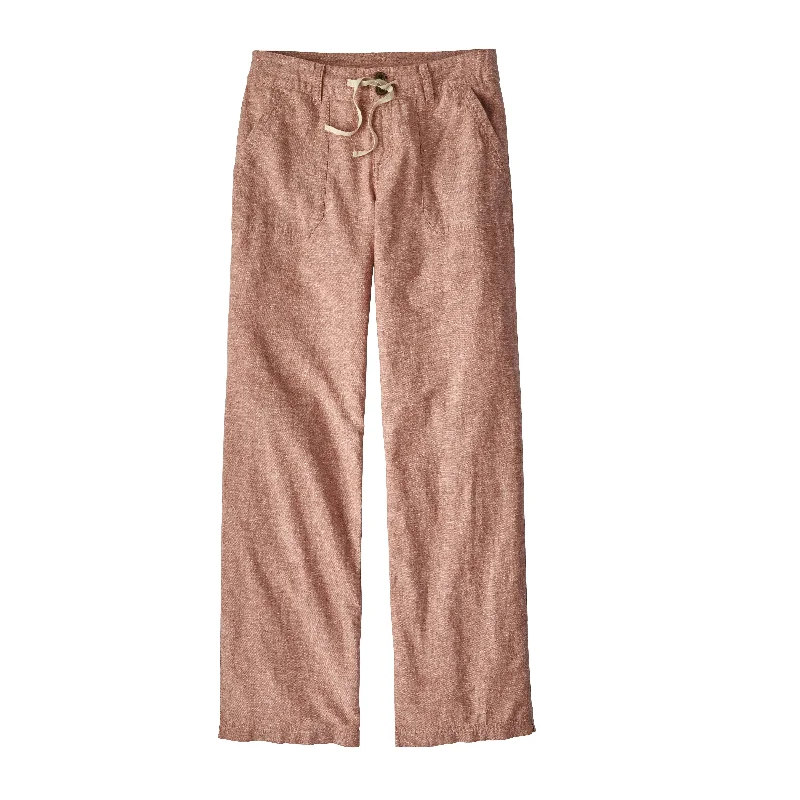 W's Island Hemp Pants - Regular Chic Wool Trousers