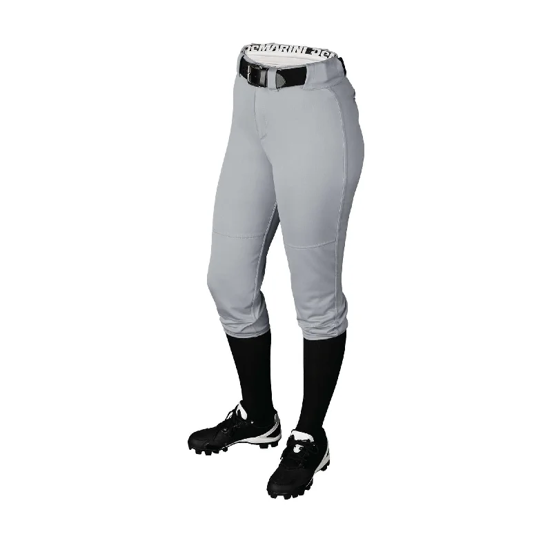 DeMarini Womens Fierce Softball Pant Grey Trendy Printed Pants