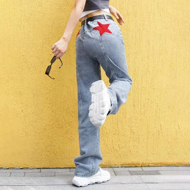 Jeans Y2K Washed High Street Denim Trousers Streetwear Boyfriends Baggy Jeans Classic Mom Cargo Pants For Girls Trousers Low Rise Relaxed