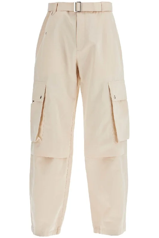 Cargo Gabardine Trousers In Eight Trousers Denim Distressed