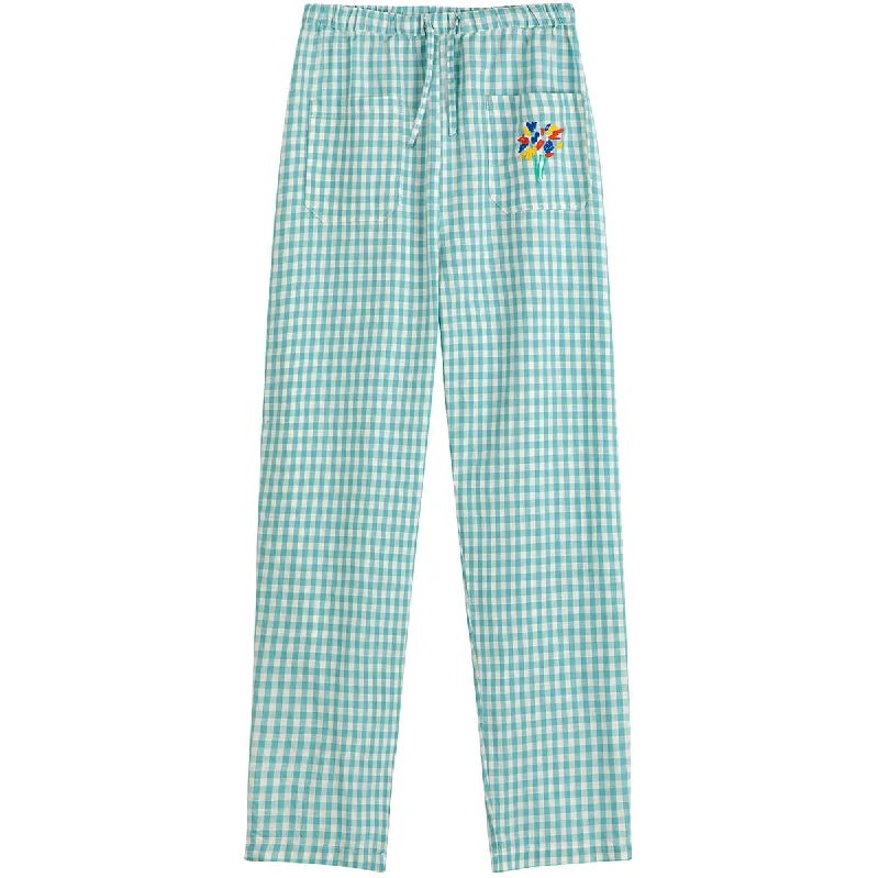 Vichy Loose Trouser by Bobo Choses Womenswear - Last One In Stock - Small Trousers Modern Contemporary