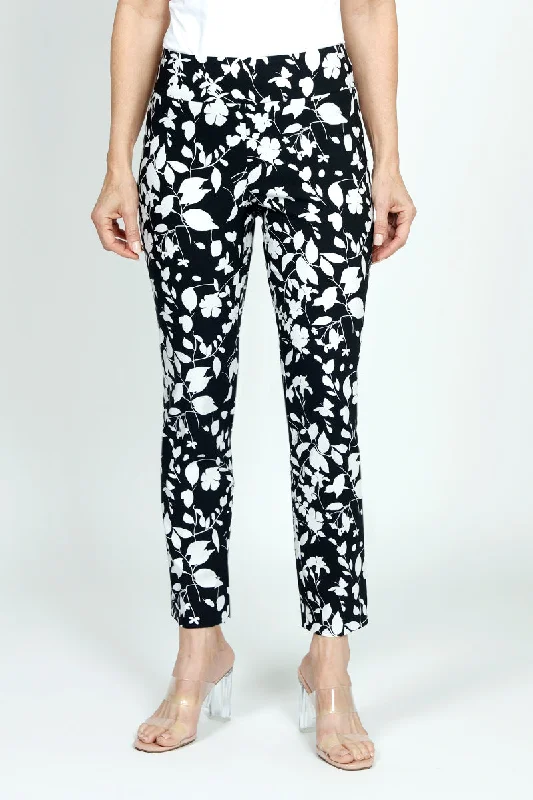 Holland Ave Midnight Garden Ankle Pant Classic Straight-Leg Pants