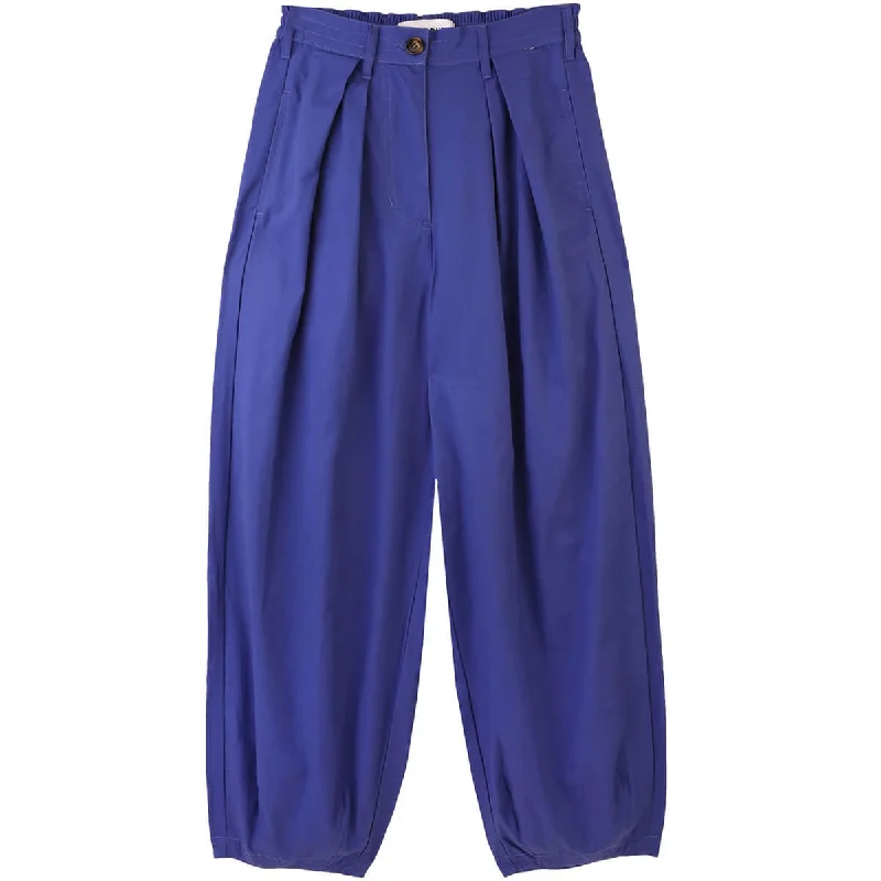 Jenkin Trousers in Cobalt by L.F.Markey Trousers Wedding White