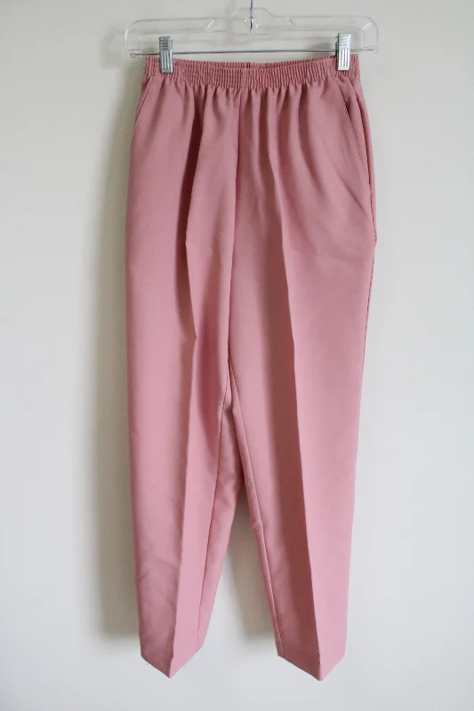 Alfred Dunner Pink Trouser | 8 Petite Trousers Trousers Formal