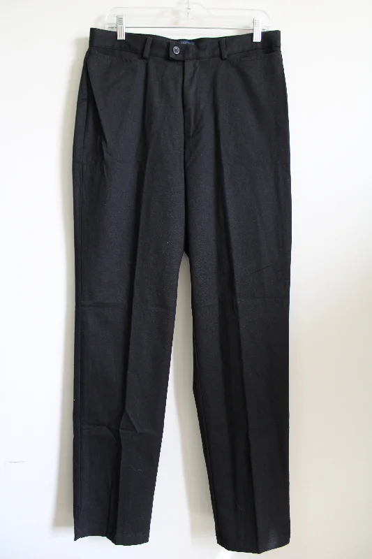 Dockers Stretch Black Khaki Trouser Pant | 14 Long Trousers Palazzo Wide Leg