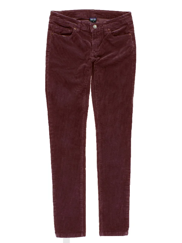 Women's Corduroy Pants - Regular Fashionable Tapered Leg Pants