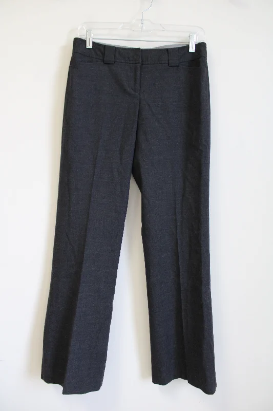 Express Gray Wool Trousers | 3/4 Trousers Flared Retro