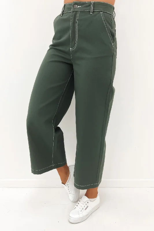 Fresh Prince Pant Tree Green Trendy Palazzo Pants