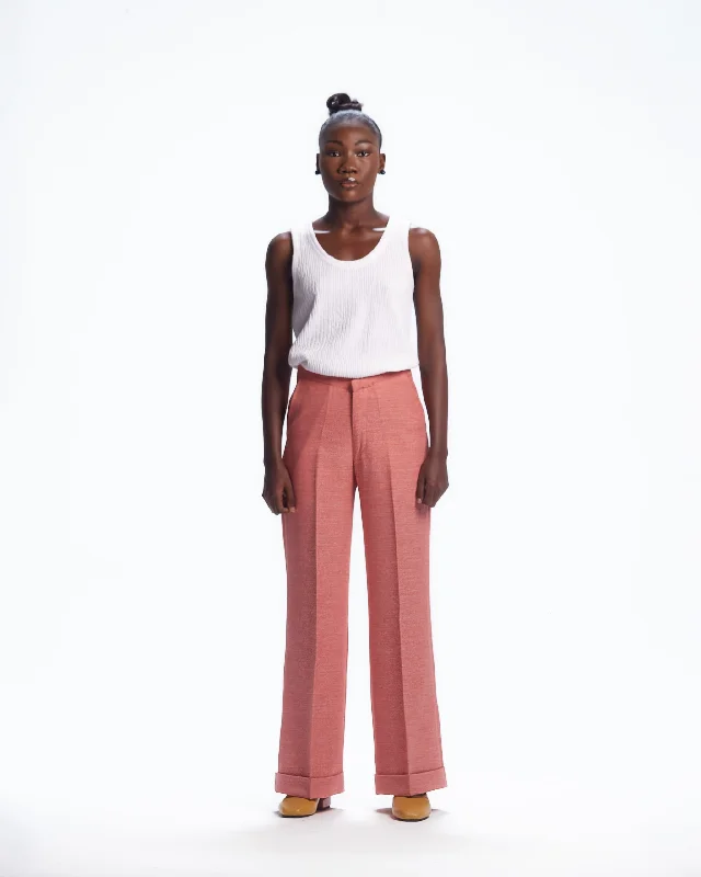 AJABENG Rosemond Bell Bottom Pants Soft Stretch Pants