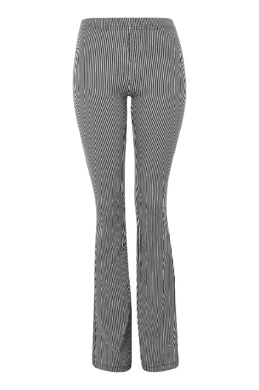 Topshop Petite Womens Striped Flare Trousers Trousers Palazzo Wide Leg