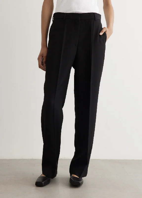 Straight Tailored Trousers Trousers Timeless Classic