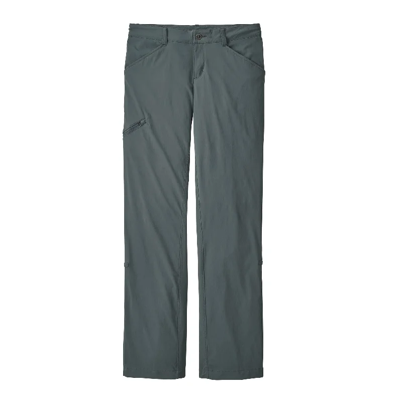 Women's Quandary Pants - Short Comfy Zip-Up Pants