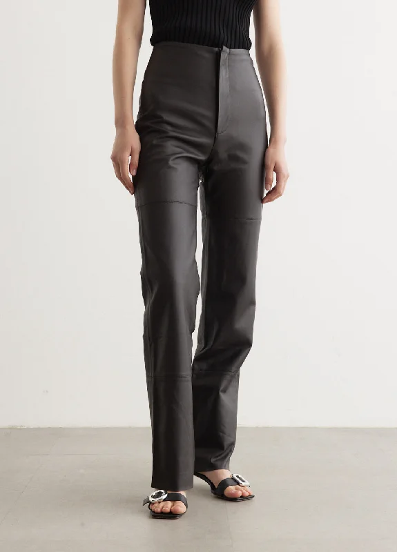 Ally Leather Trousers Trousers Bestseller Popular