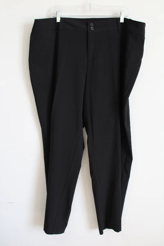 CJ Banks Black Trousers | 24 Trousers Pleated Formal