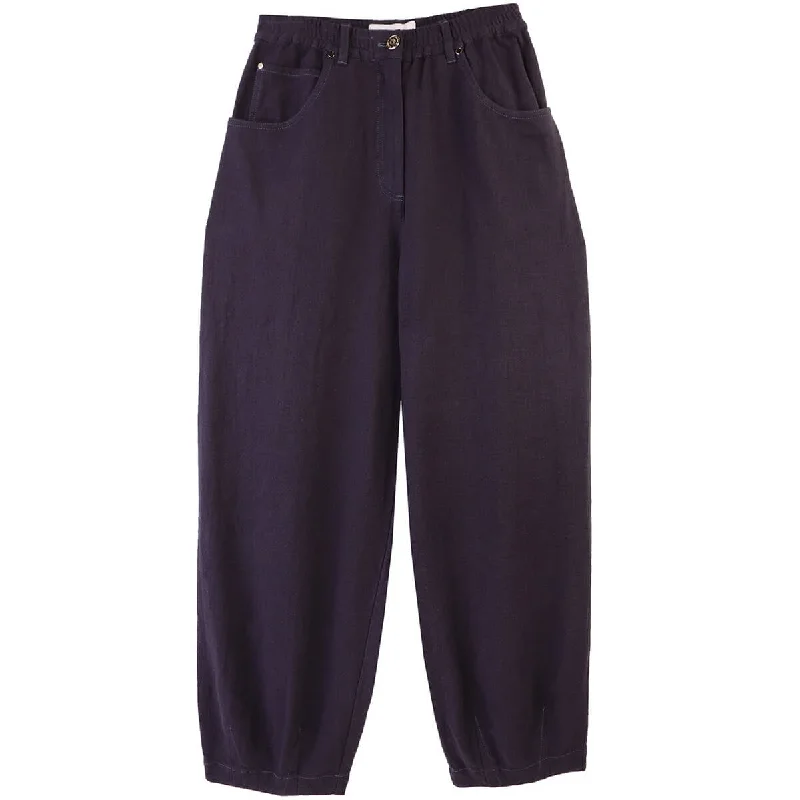 Fergus Trousers in Navy by L.F.Markey Trousers Party Sparkling