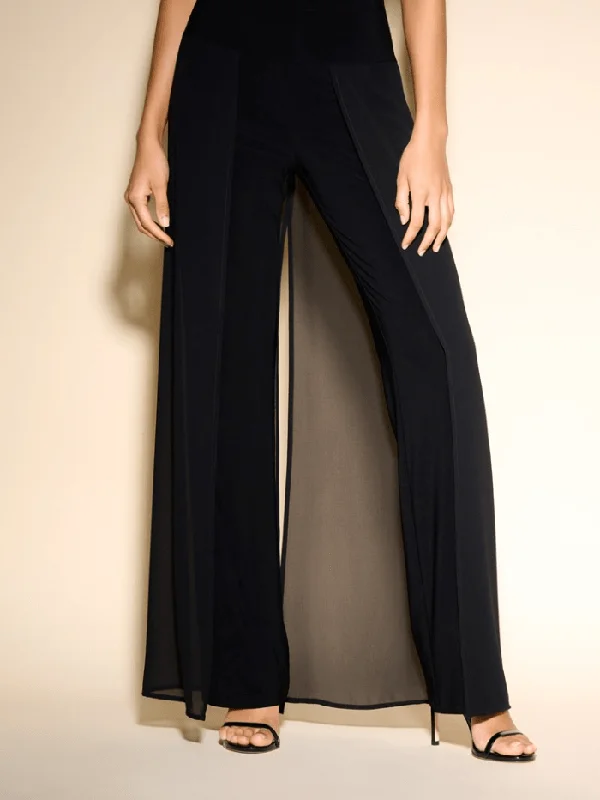 Joseph Ribkoff Chiffon Overlay Straight Leg Trousers 233773 Col 11 Trousers Top Rated