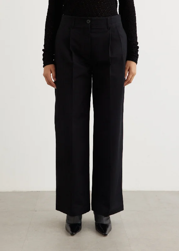 Relaxed Twill Trousers Trousers Corduroy Warm