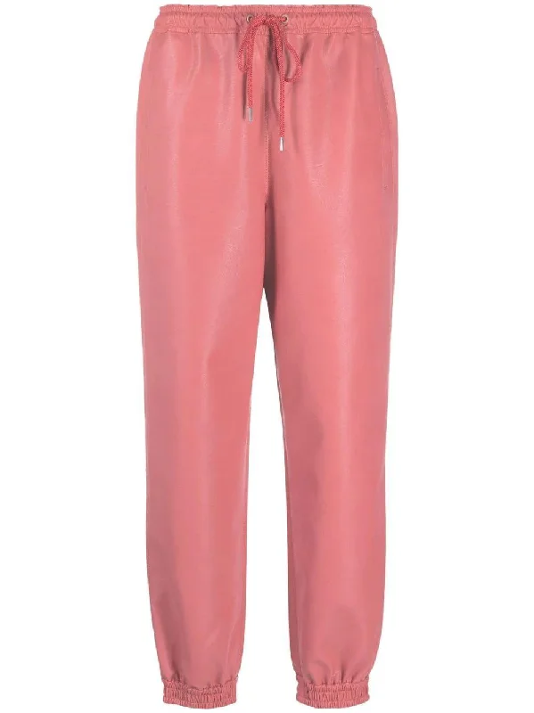 STELLA McCARTNEY faux-leather tapered trousers Trousers Chinos Classic