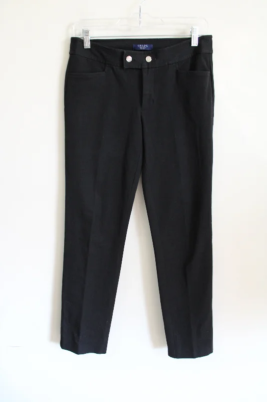 Chaps Black Trouser | 4 Petite Trousers Harem Relaxed Fit