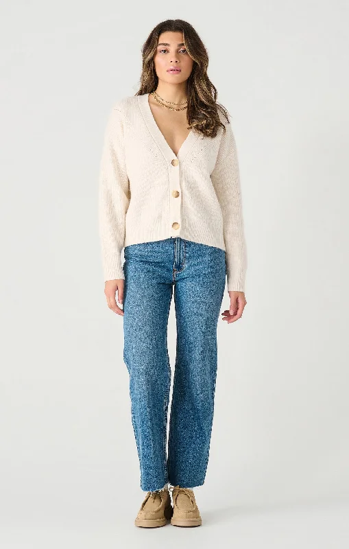 Dex Everyday Knit Cardigan Tailored Straight A-Line