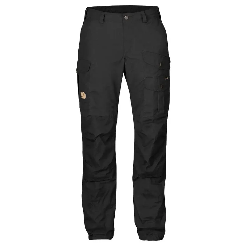 Fjallraven Womens Vidda Pro Trousers Regular Black / Black Trousers Pleated Formal