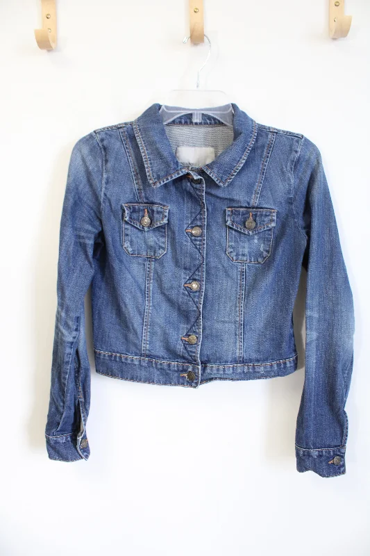 Old Navy Denim Jacket | S Faux Fur Fabric Real Fur Fabric Shearling Fabric