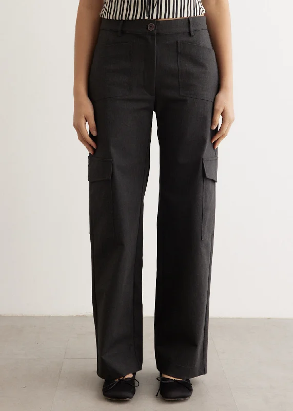 Audrey Trousers Trousers Leather Faux