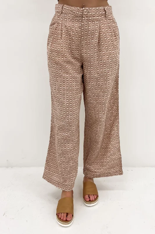 Maya Geo Pant Maya Geo Print Trendy Printed Pants