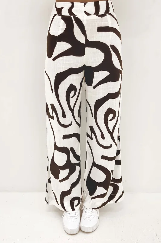 Lulu Pant Brown Elise Slim-Fit Leggings