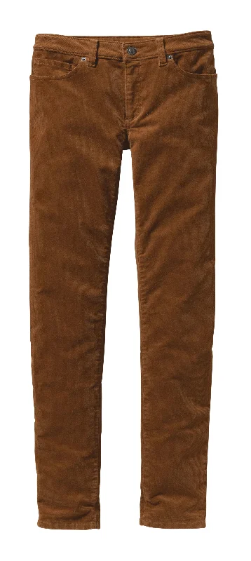 Women's Fitted Corduroy Pants Slim-Fit Khaki Pants