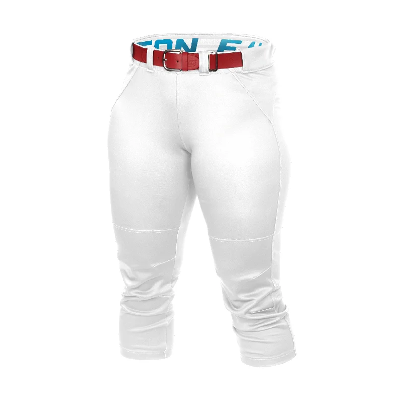 Easton Adult Gameday Stretch FP Pant - White Relaxed Fit Trousers