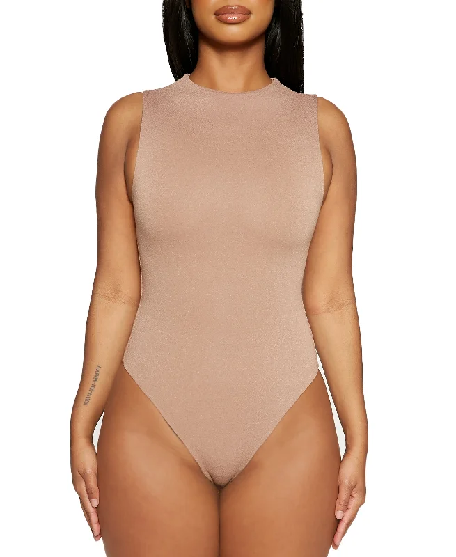 The NW Sleeveless Bodysuit Comfortable Bodysuit with Deep V