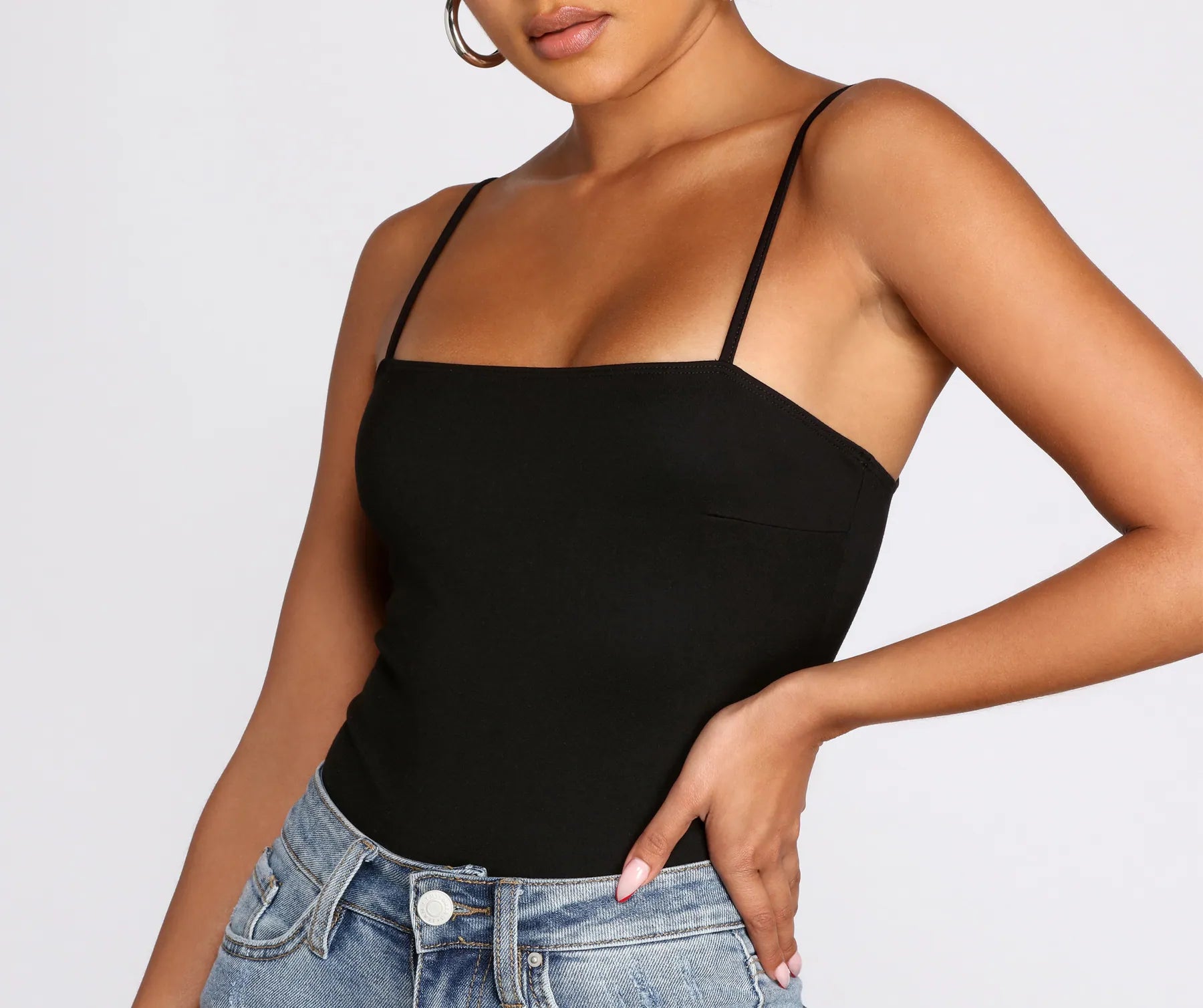 Essential Cami Bodysuit Comfortable Seamless Bodysuit