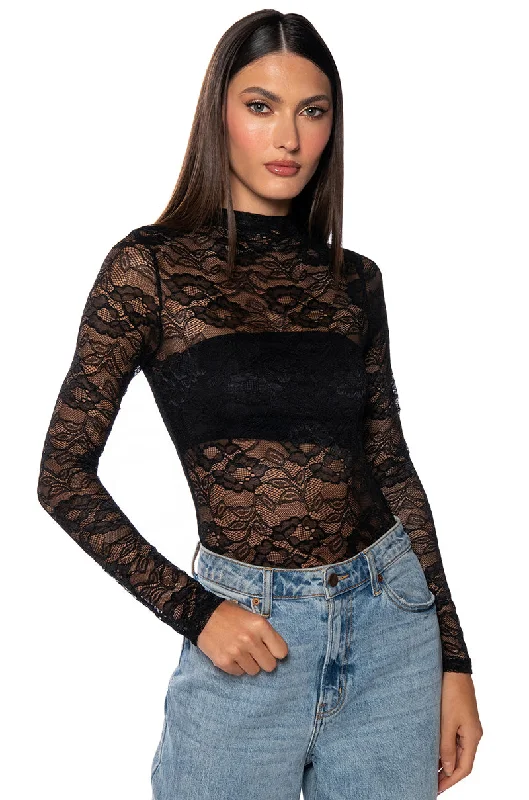 BAILEY LYNN LACE BODYSUIT Comfortable Bodysuit for Sleep