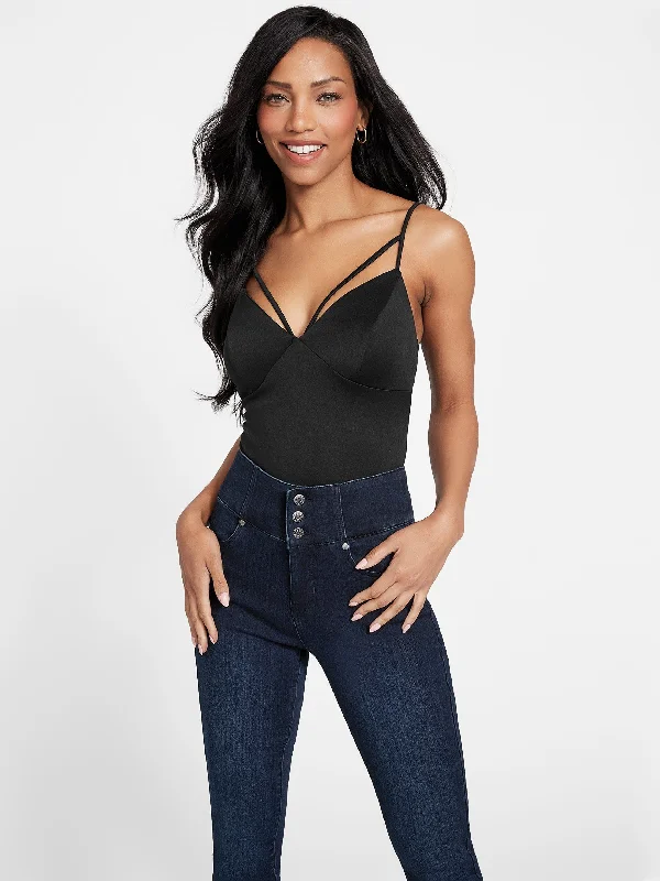 Kenzy Knit Bodysuit Trendy Bodysuit with Frills