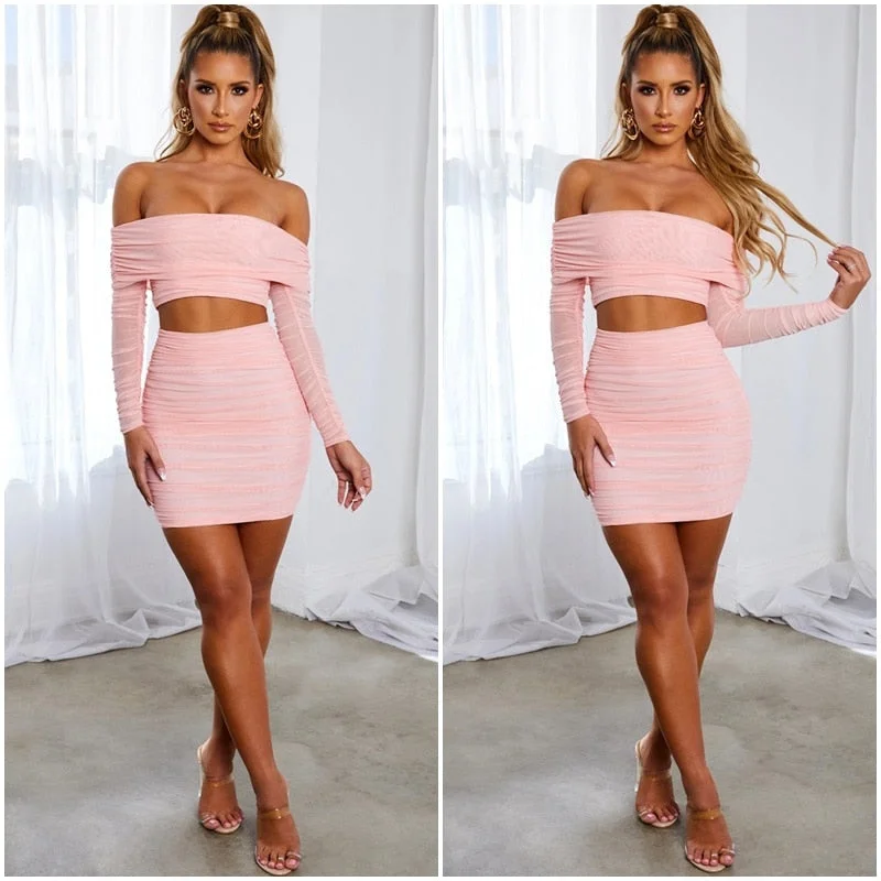 Elegant Off Shoulder Bodycon Sexy Backless Navel Wrap Party Dress Glittery Long Formal