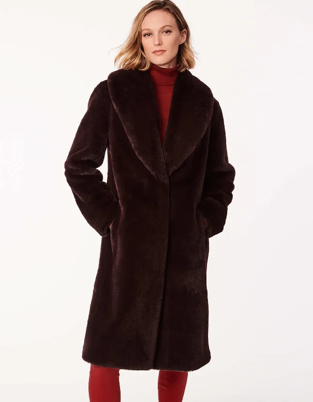 Haven Fur Coat Elegant Satin Bolero