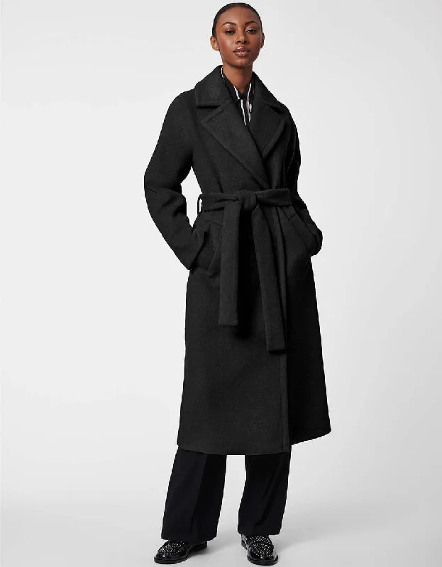 Icon Belted Wool Coat Relaxed Fit Blazer