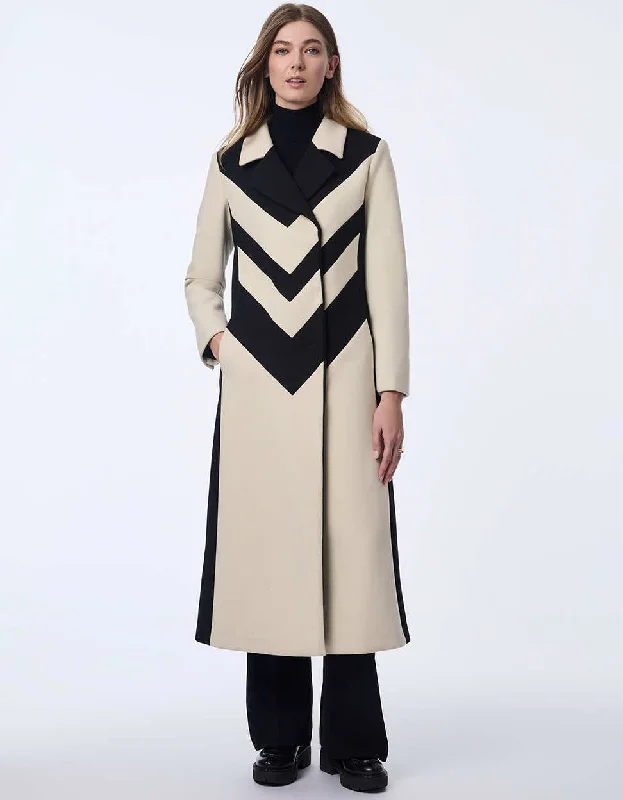 Vanguard Structured Coat Vegan Leather Trench