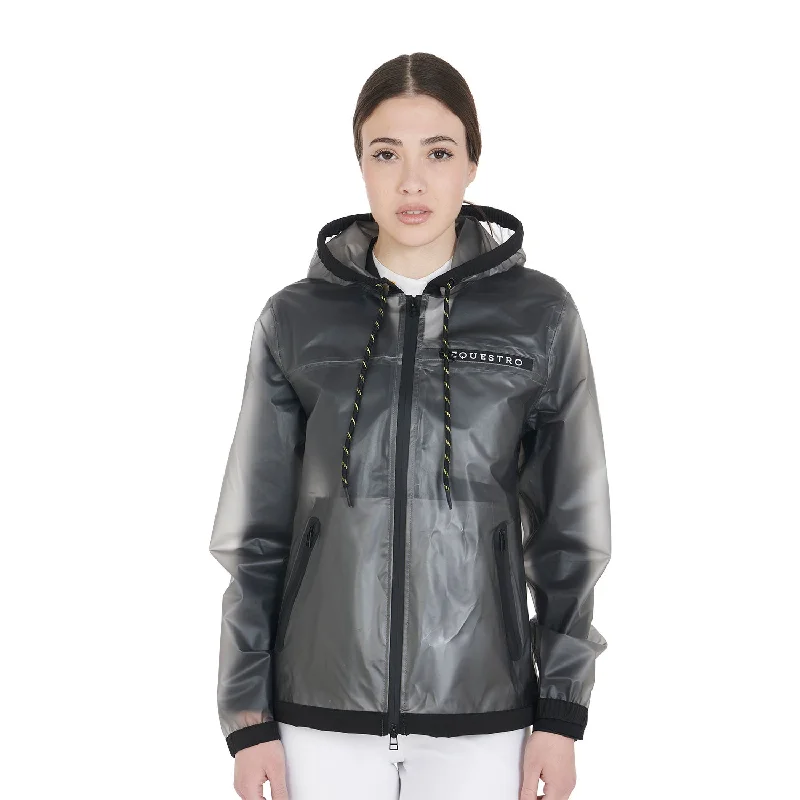 Women´s Transparent Technical Rain Coat Waterproof Rain Jacket