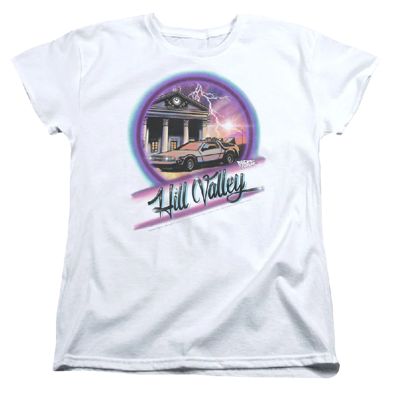 Back To The Future Ride - Women's T-Shirt Solid Print Embellished