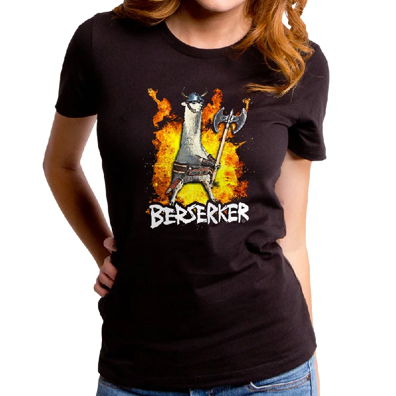 Berserker Women's T-Shirt Mesh Blend Leather Blend Suede Blend