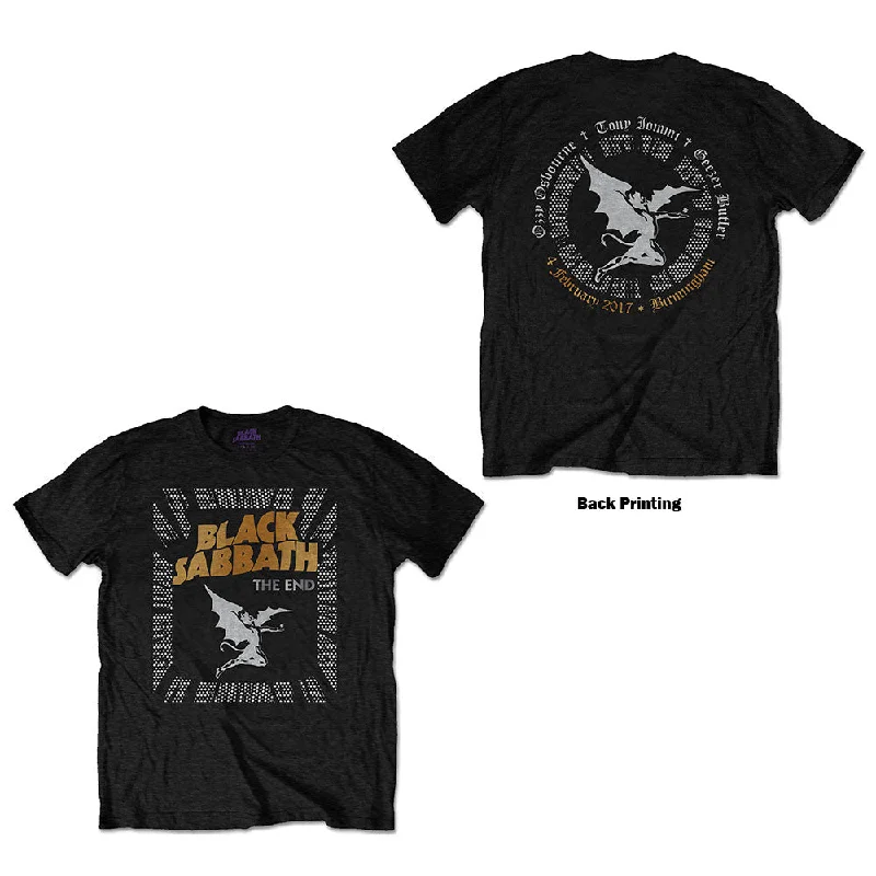 BLACK SABBATH Attractive T-Shirt,The End Demon Casual Formal Business