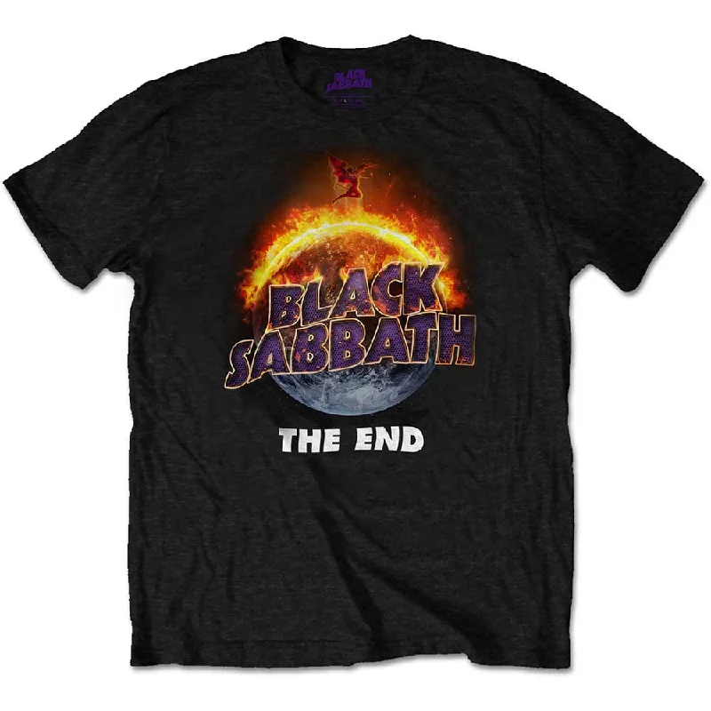 BLACK SABBATH Attractive T-Shirt, The End Wool Fabric Cashmere Fabric Tweed Fabric