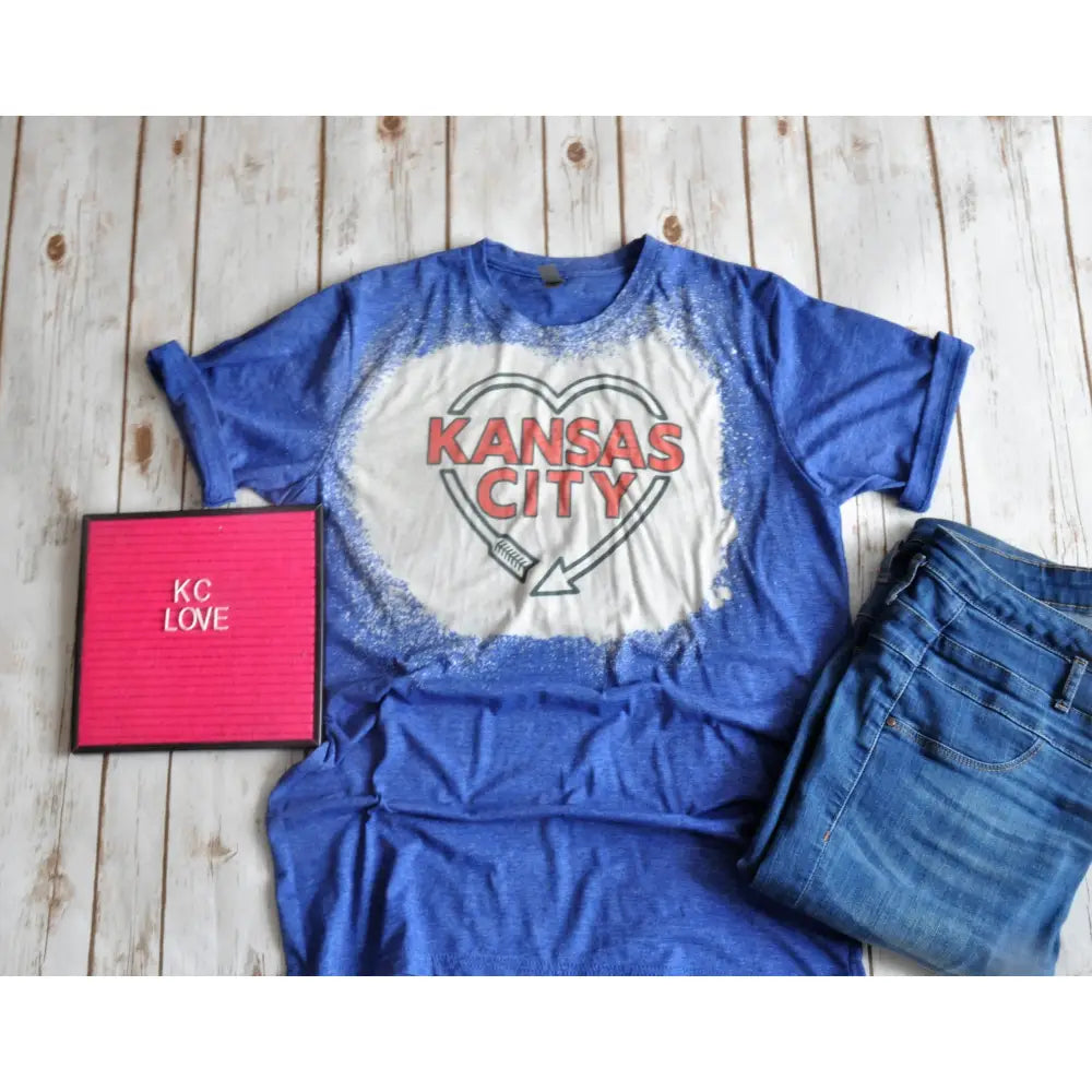 Bleached Kansas City Unisex Shirt Polka Dot Checkered Tartan