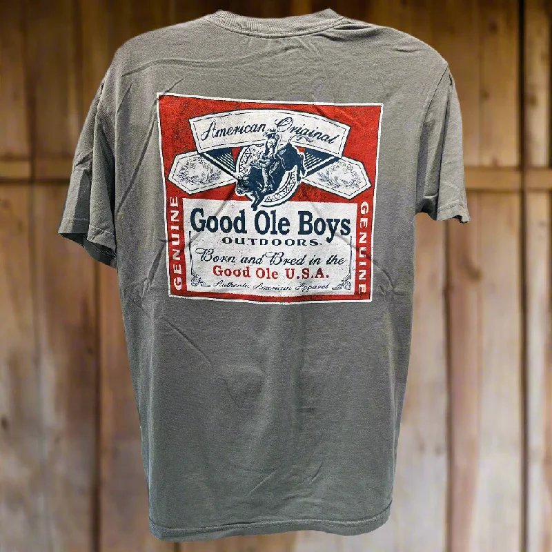 Good Ole Boys Unisex American Orginal Born and Bred Comfort Colors Short Sleeve T-Shirt Rayon Fabric Velvet Fabric Corduroy Fabric